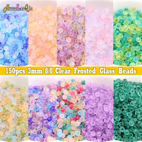 Various Colors And Sizes Of Glass Beads In Different Shapes Sizes And