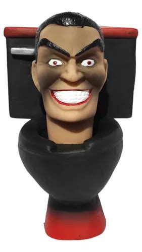 Figura Vinil Juguete Terror Skibidi Toilet Taza Negra Cm Meses Sin