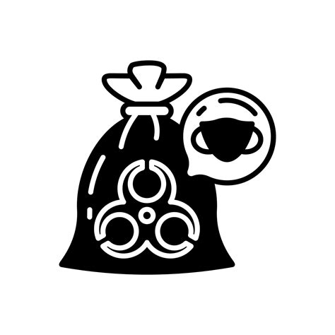 Biohazard Waste icon in vector. Illustration 27277123 Vector Art at ...