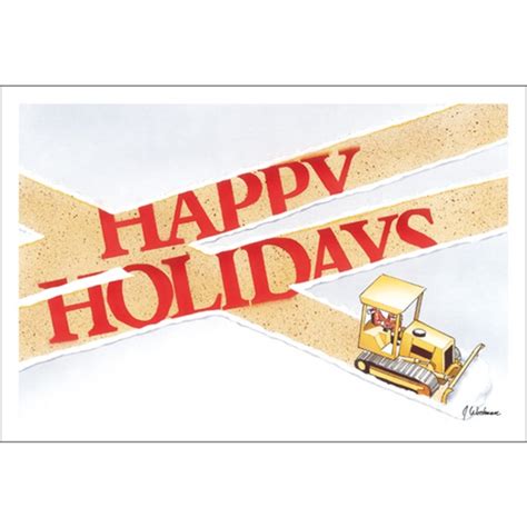 Happy Holidays Snow Plowing Paul Oxman Publishing