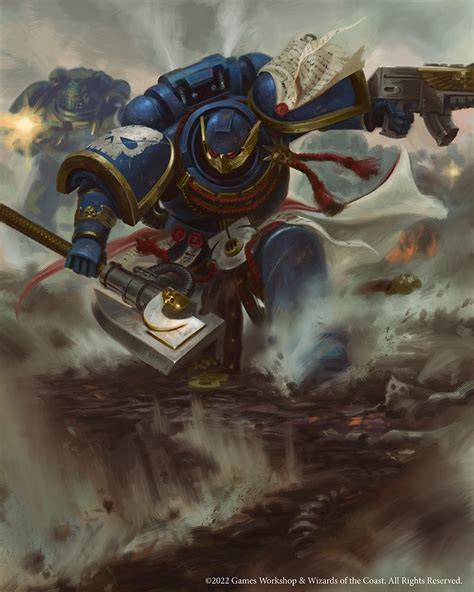 Primaris Space Marine Ultramarines Ультрамарины Wh Crossover