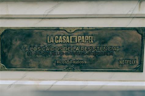 La Casa De Papel Del Homenaje En Buenos Aires A Los Ca Dos De La