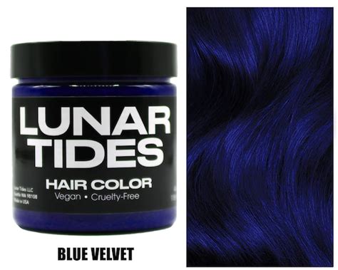 Dark Blue Hair Dye - Etsy