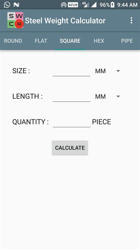 Steel Weight Calculator APK for Android Download