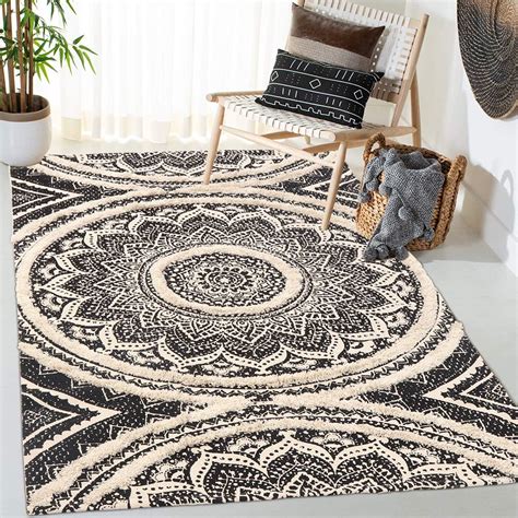 Amazon Leevan Boho Mandala Area Rug X Tufted Hand Woven