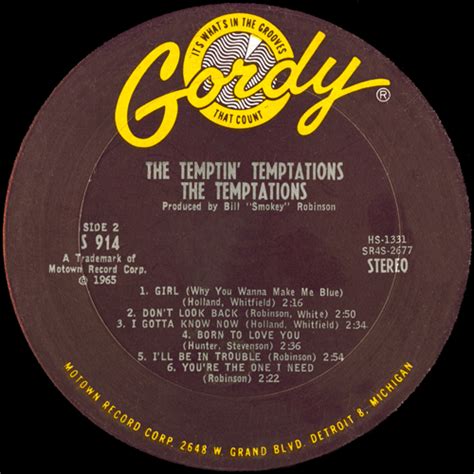 The Temptations – The Temptin’ Temptations | Vinyl Album Covers.com