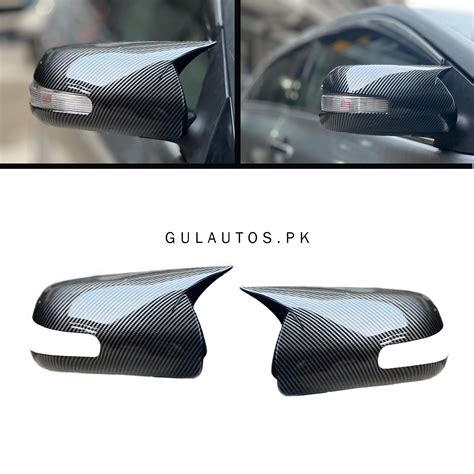 Toyota Corolla Side Mirrors Cover Batman Style In Carbon Fiber Model