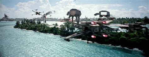 Star Wars Rogue One X Wings U Wings And At Acts On Scarif Star