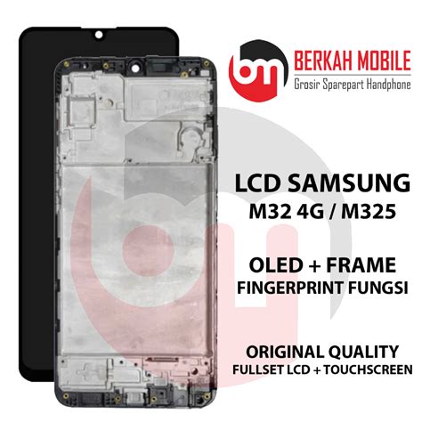 Jual LCD Samsung A32 4G A325 Original OLED FRAME Fingerprint ON