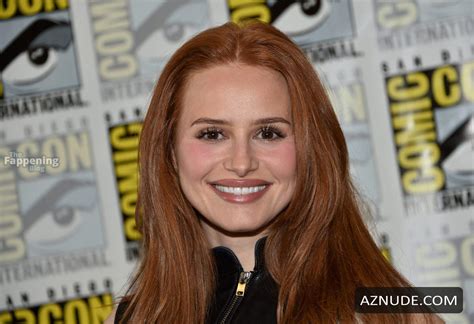 Madelaine Petsch Sexy Shows Off Her Hot Figure In A Skintight Leather Outfit At Comic Con Event