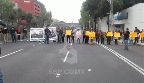 Damnificados Del 19 S Protestan Cerrando Vías De La Cdmx José Cárdenas