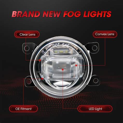 WEZEMLIGHT Nueva versión LED de repuesto para Ford Focus Escort Edge