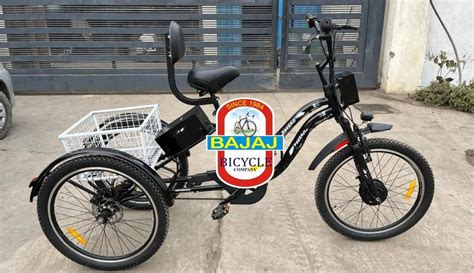 Black Wheel Adult Trike Tricycle Battery Operated Size At