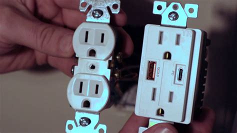 How To Install A Usb Charging Outlet Plug Youtube