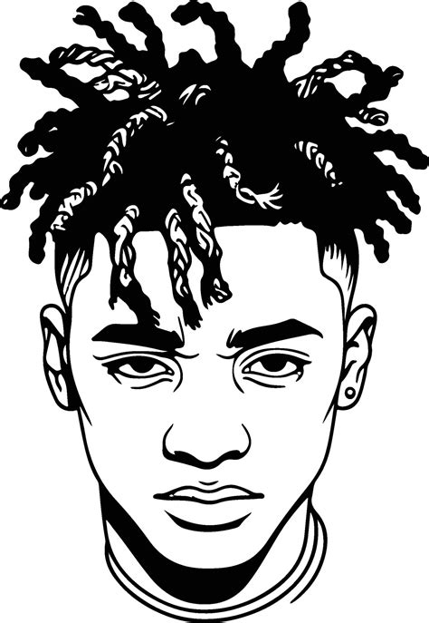 xxxtentacion vector ilustración 32468250 Vector en Vecteezy