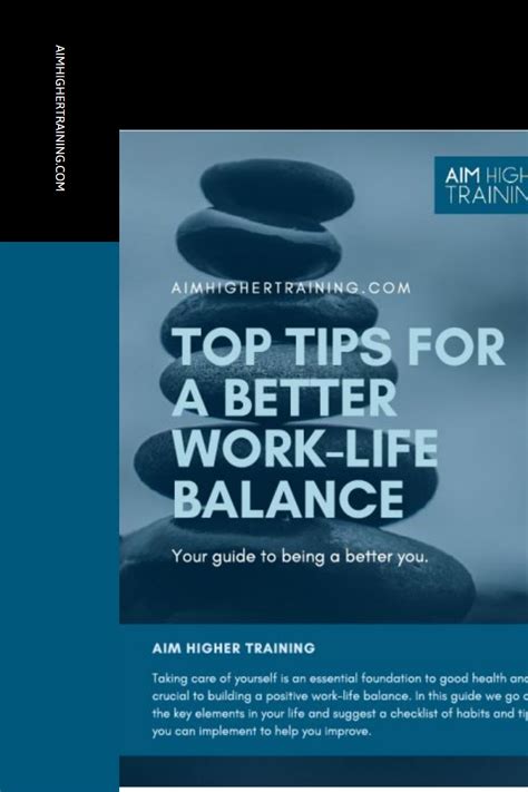 Top Tips For A Better Work Life Balance Artofit