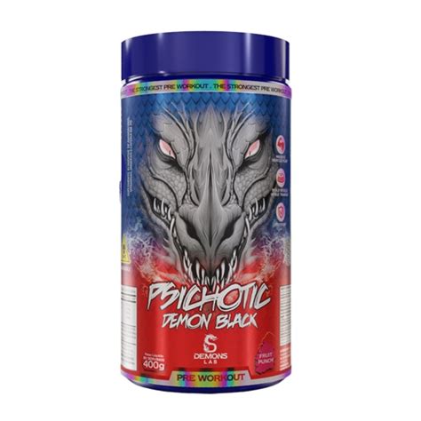 Psichotic Demon Black 400g Pré treino Demons Lab Demons Lab