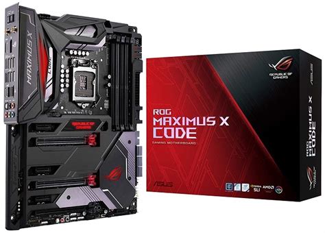 Asus Rog Maximus X Code S Lga Ddr Dp Hdmi M Z Atx Motherboard