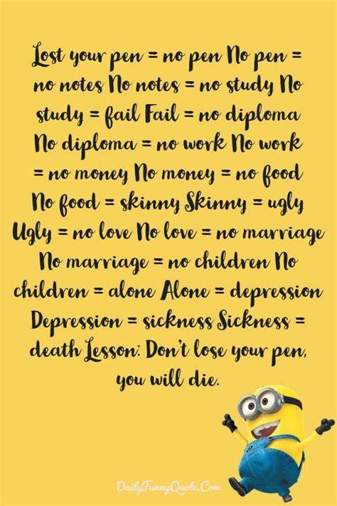 Funny Quotes Minions And Short Funny Words Dailyfunnyquote