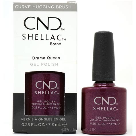 Cnd Shellac Drama Queen Ml Buy Now Pukka Nails