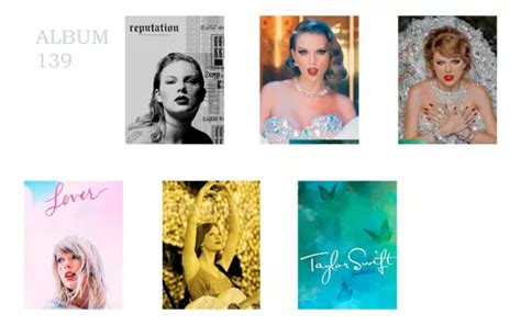 Cuadro Decorativo Taylor Swift Album 6 Piezas Meses Sin Interés