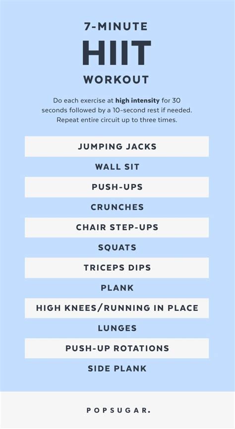 Just Hiit It Printable Bodyweight Workouts Popsugar Fitness Photo 4