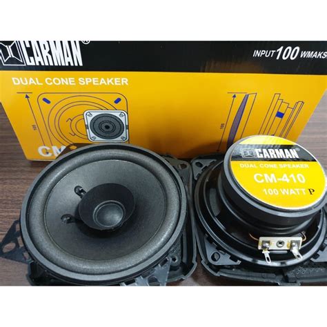 Jual Speaker Carman 4 Inch Speaker Coaxial Carman 410 4 Inch Shopee