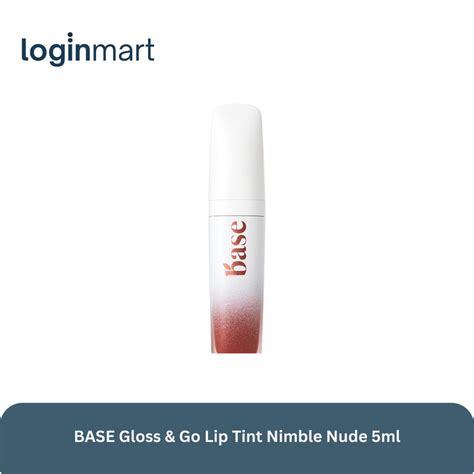 Jual BASE Gloss Go Lip Tint Nimble Nude 5ml Shopee Indonesia