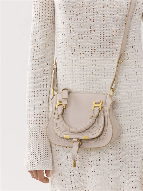 Chloé Mini Marcie Bag In Grained Leather Chloé US