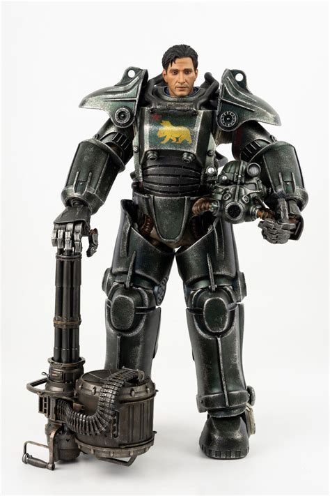 ThreeZero Fallout T 45 NCR Salvaged Power Armor 1 6 Figure 3Z0177 NEW