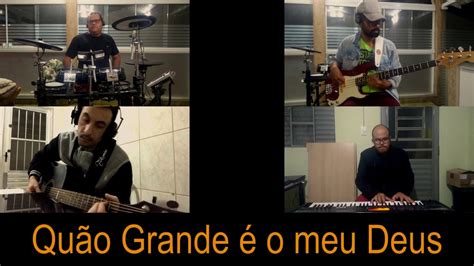 Qu O Grande O Meu Deus Playback Lyrics Youtube