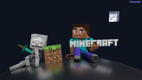 Minecraft Skeleton Video Game Mojang Steve Minecraft Hd