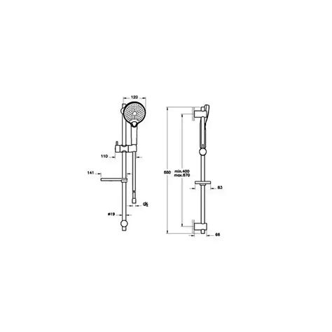 Vitra Origin Zestaw prysznicowy miedź A4574326EXP Home100 pl