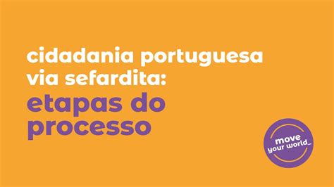 Etapas Do Processo De Cidadania Portuguesa Pela Via Sefardita Youtube