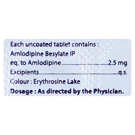 AMLOPRIDE 2 5 Tablet 10 S Price Uses Side Effects Netmeds