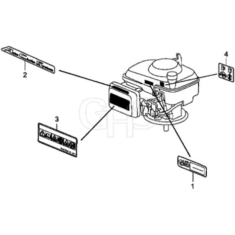 Honda Hrg C Izy Pdee Mabf Label Diagram Ghs