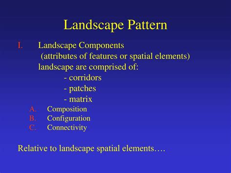 PPT - Landscape Pattern PowerPoint Presentation, free download - ID:3289984