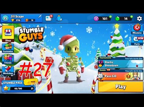 Stumble Guys Gameplay Indonesia Merry Skeleton Skin 27 YouTube