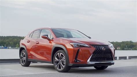 2019 New Lexus Ux 250h Hybrid Cadmium Orange Driving Exterior And Interior Review Youtube