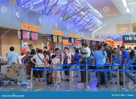 Check In Counter Klia Airport Editorial Stock Photo Image Of