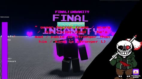 Sans Game Remastered Final Insanity Showcase Youtube