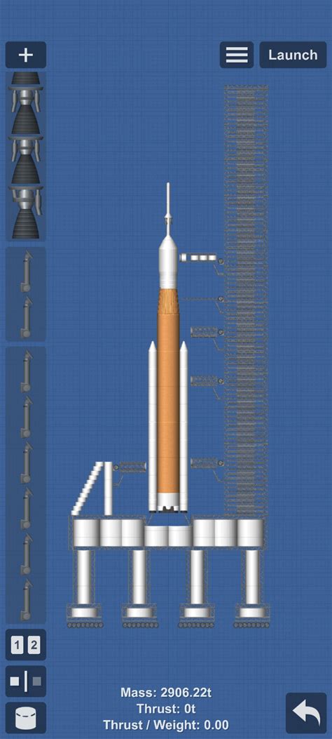 I made an SLS rocket. : r/SFSblueprints