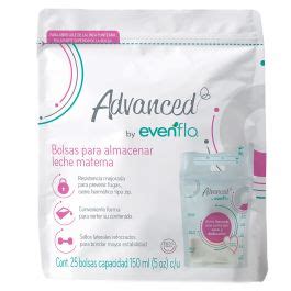 Farmacias Del Ahorro EVENFLO ADVANCED ALMACENAMIENTO LECH MAT 25PZ