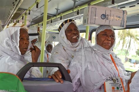 Arrivée du Premier vol des pèlerins ivoiriens de retour du hadj 2018