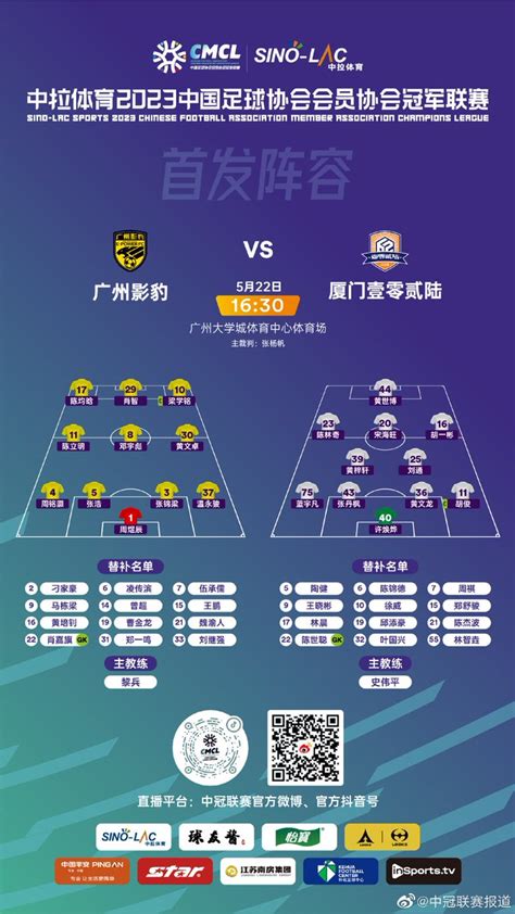 Hotpot Football On Twitter Guangzhou E Power Starting Xi Vs Xiamen