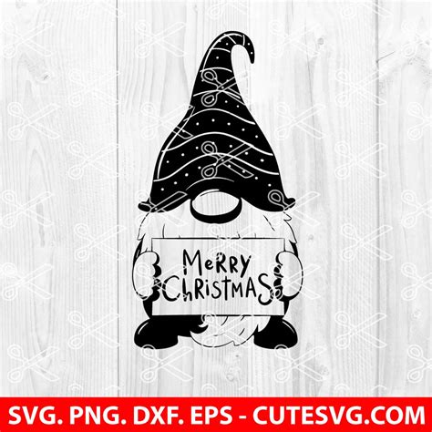 Christmas Gnome Svg Cut File Christmas Svg Merry Christmas Svg