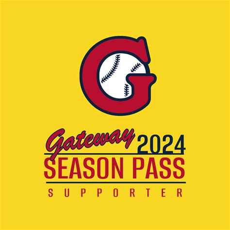 Season Pass: Supporter | 2024 Gateway Baseball Membership