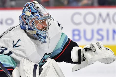 Quote Reveals Way Forward For Kraken Goalie Grubauer - The Hockey News ...