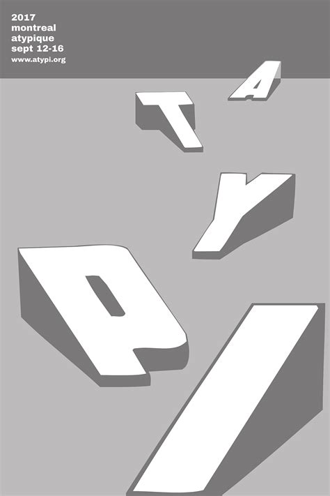 Atypi Poster Design On Behance