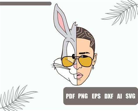 Bad Bunny Svg Free Download 123 Svg File For Cricut